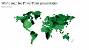Simple World Map For PowerPoint Presentation Designs